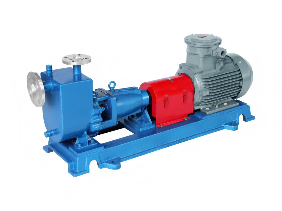 Fluoroalloy FZB self-priming pump