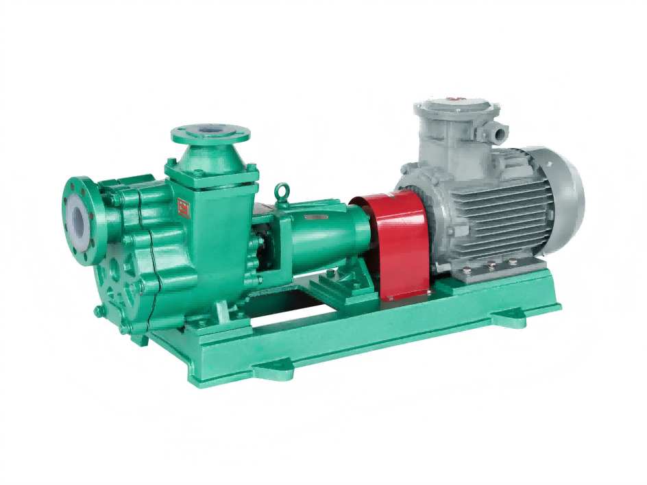 Fluoroalloy FZB self-priming pump
